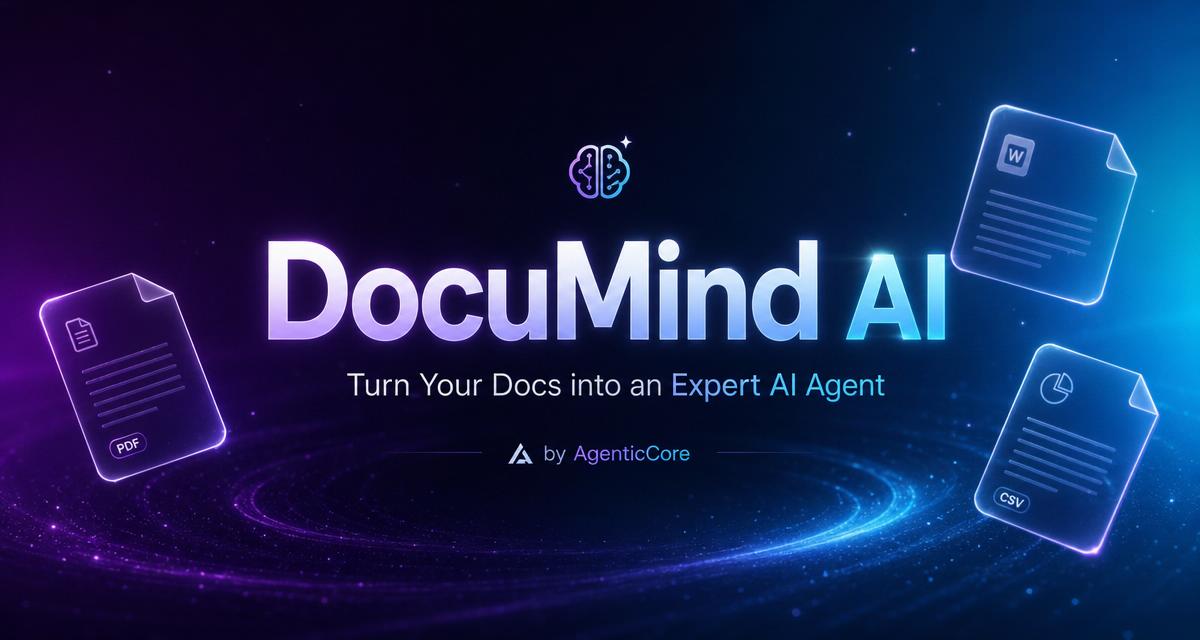DocuMind AI — Turn Your Docs into an Expert AI Agent
